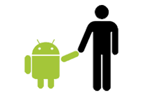 Símbolo Android e Pessoa